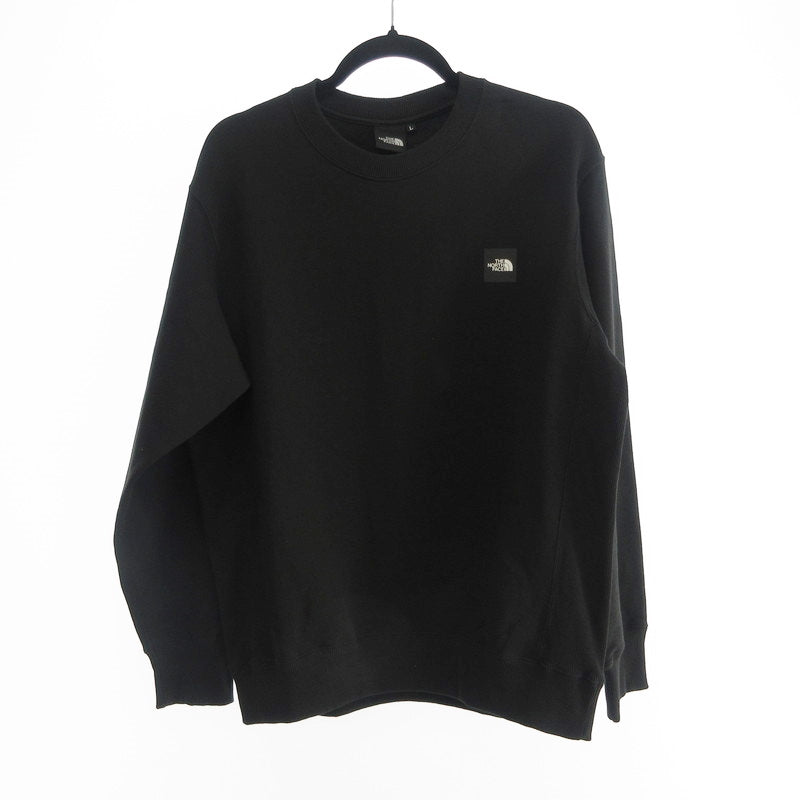 【中古】THE NORTH FACE | ザ・ノースフェイス HEATHER LOGO CREW SWEAT スウェット NT12334 ブラック サイズ:L