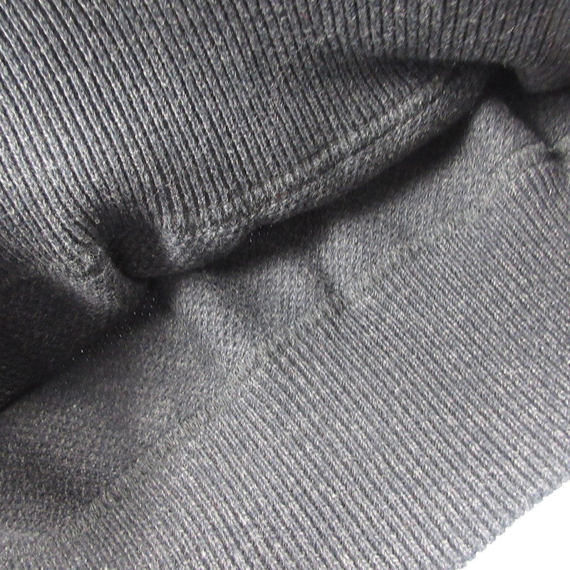 【中古】crepuscule | クレプスキュール Moss Stitch V P/O ニット 2403-001 ブラック