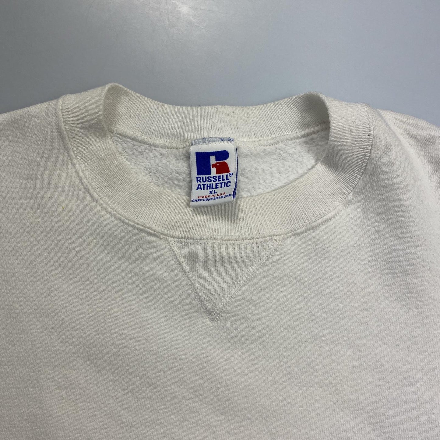 【中古】Russell Athletic | ラッセルアスレチック スウェット 年式:90S ホワイト サイズ:XL