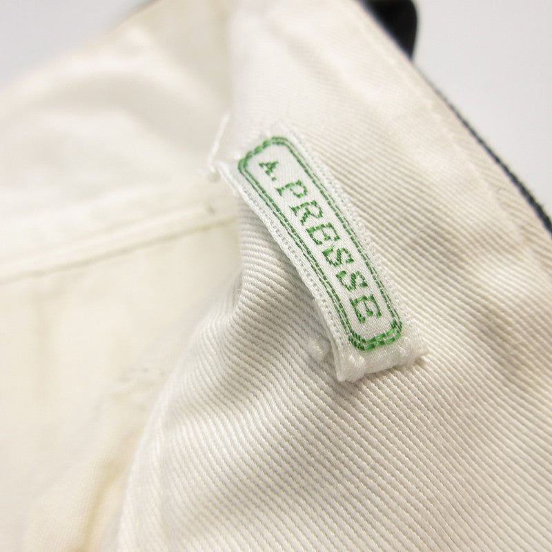 【中古】A.PRESSE | アプレッセ WORK CHINO TROUSERS チノパンツ 23AAP-04-22M グレー サイズ:2
