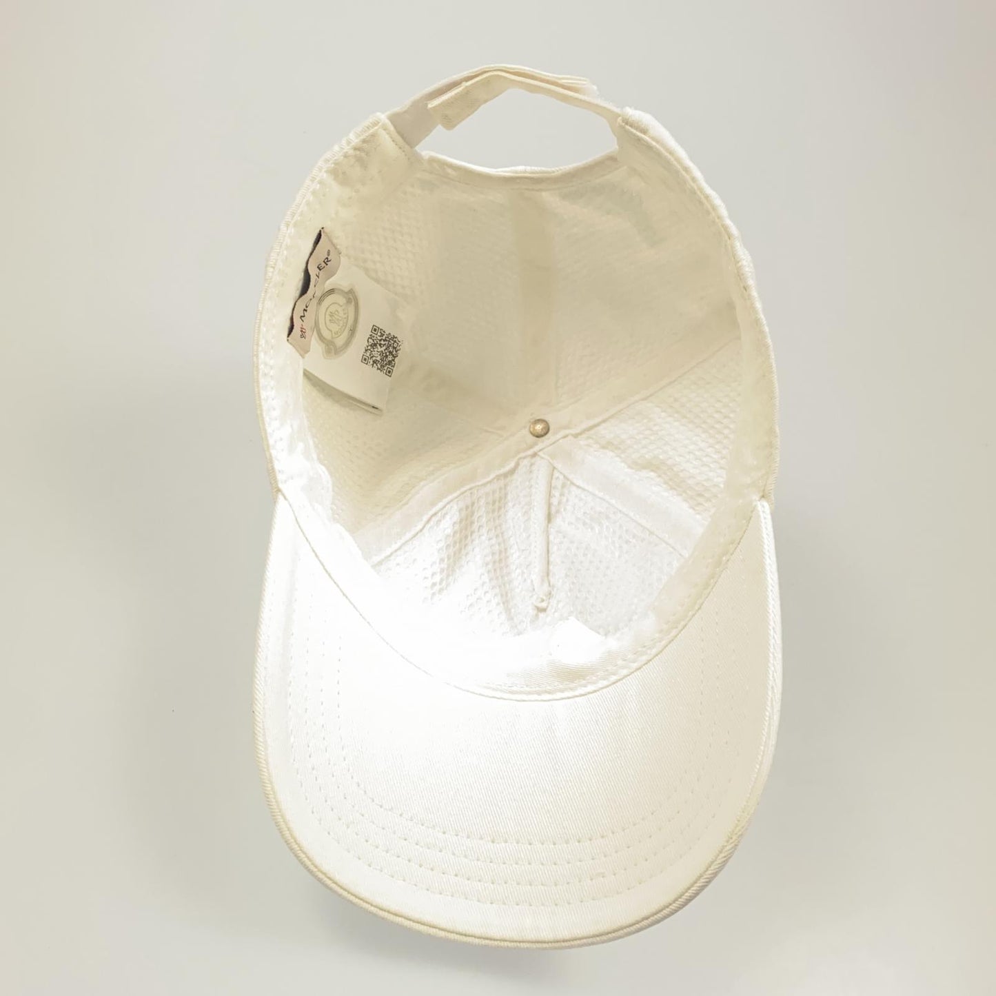 【中古】MONCLER | モンクレール BERRETTO BASEBALL キャップ 0091750 V0006 国内正規品 ホワイト