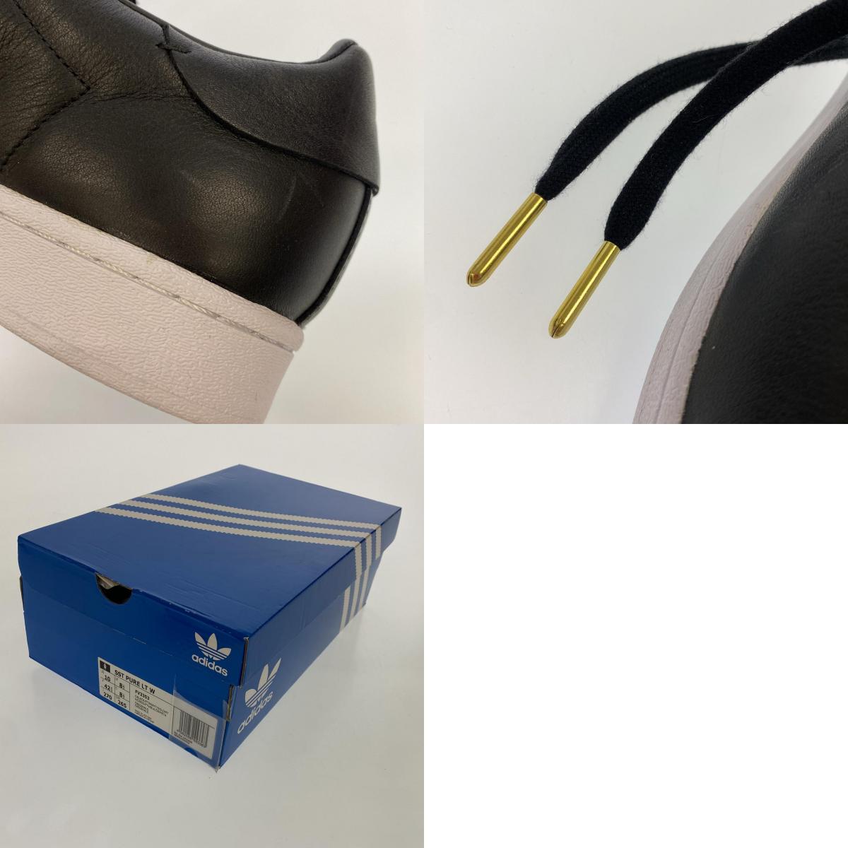 【中古】adidas | アディダス SUPER STAR PURE LT W CORE スニーカー FV3353 ブラック 27cm