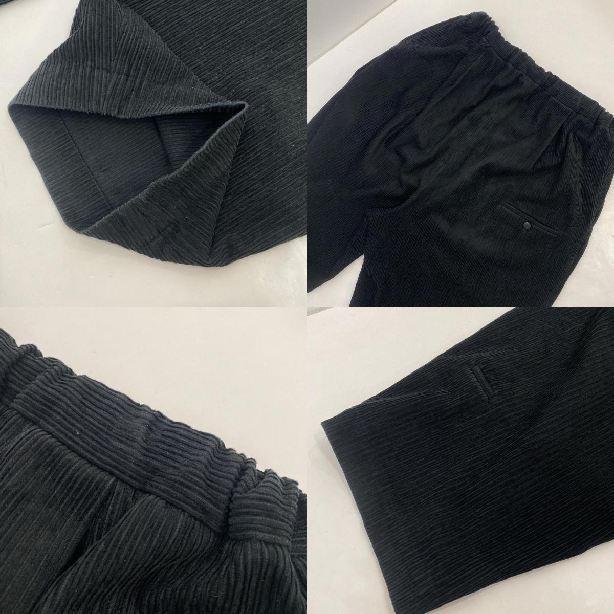 【中古】Dulcamara | ドゥルカマラ コーデュロイタックワイドパンツ パンツ ブラック サイズ:1