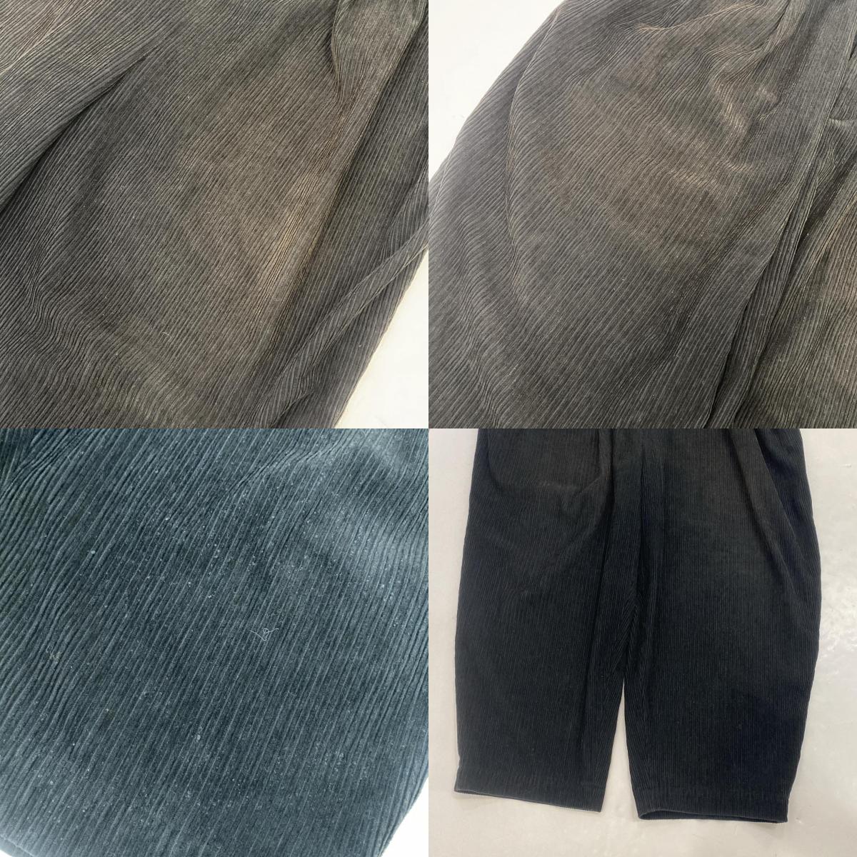 【中古】Dulcamara | ドゥルカマラ コーデュロイタックワイドパンツ パンツ ブラック サイズ:1