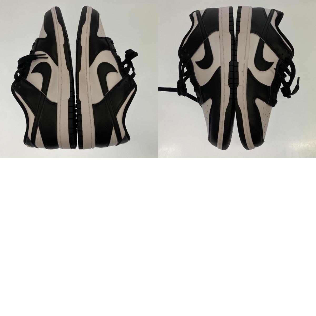 【中古】NIKE | ナイキ DUNK LOW RETRO WHITE/BLACK-WHITE スニーカー DD1391-100 ブラック 29cm