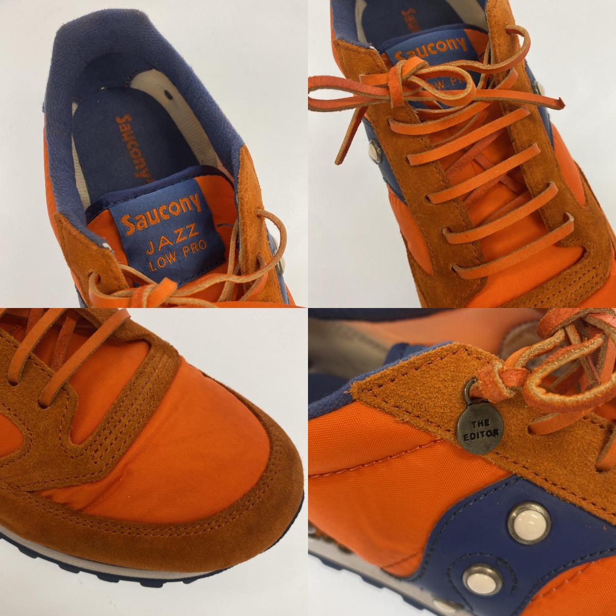 【中古】SAUCONY | サッカニー JAZZ LOW PRO スニーカー 2866-124 オレンジ 28cm