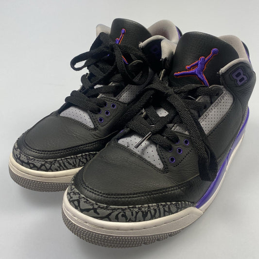 【中古】NIKE | ナイキ AIR JORDAN 3 RETRO 'COURT PURPLE' スニーカー CT8532-050 パープル 27cm