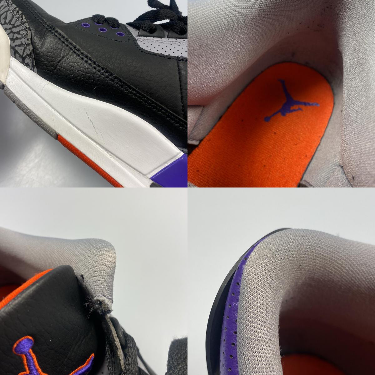 【中古】NIKE | ナイキ AIR JORDAN 3 RETRO 'COURT PURPLE' スニーカー CT8532-050 パープル 27cm