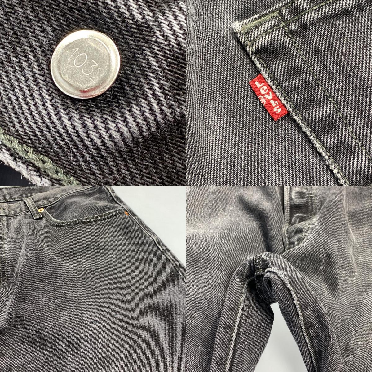 【中古】Levi's | リーバイス 501 デニムパンツ 年式:2012年製造 サイズ:W:38 ブラック