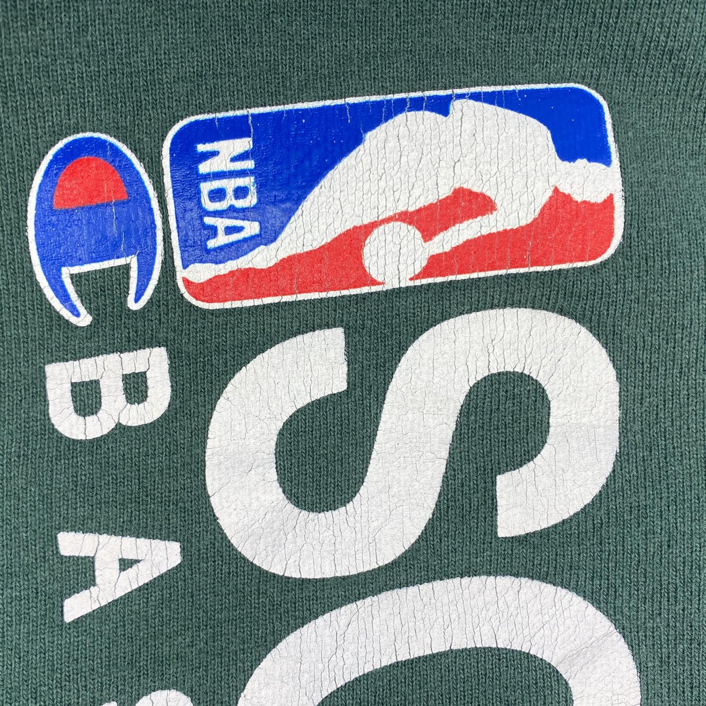 【中古】Champion | チャンピオン REVERSE WEAVE NBA SONICS スウェット 年式:90s グリーン サイズ:XXL