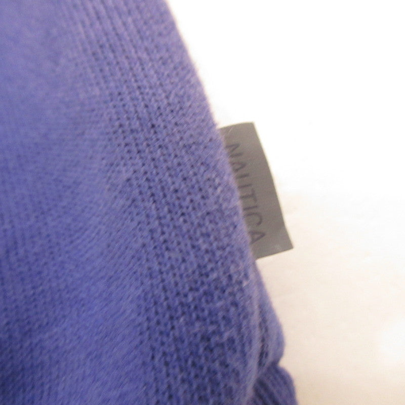 【中古】NAUTICA | ノーティカ Garment Dyed Bleach Washed Arch Logo Crewneck スウェット 243-1271 2024A/W パープル サイズ:M