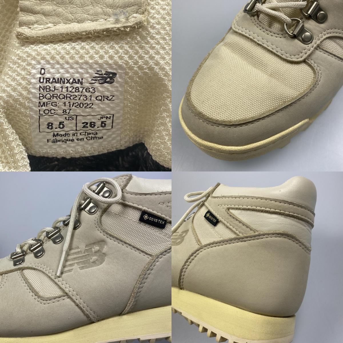 【中古】NEW BALANCE | ニューバランス Rainier GTX AN スニーカー URAINXAN アイボリー 26.5cm