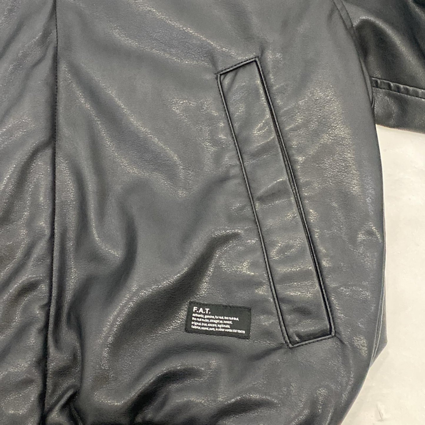 【中古】FAT | エフエーティー QUEENS JACKET レザー F32220-JK10-AB サイズ:TITCH ブラック