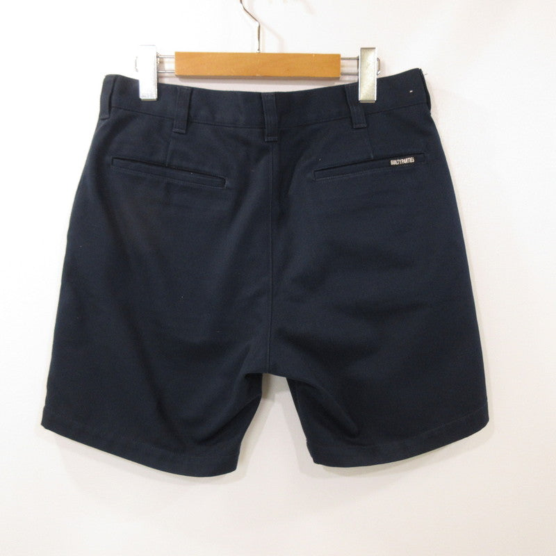 【中古】WACKOMARIA | ワコマリア BLANKLINE SKATE SHORTS ショートパンツ GP-104-A-BLANKLINE-ZACK ネイビー サイズ:M