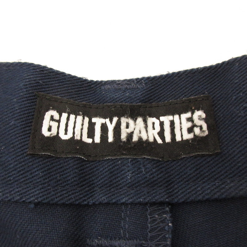 【中古】WACKOMARIA | ワコマリア BLANKLINE SKATE SHORTS ショートパンツ GP-104-A-BLANKLINE-ZACK ネイビー サイズ:M