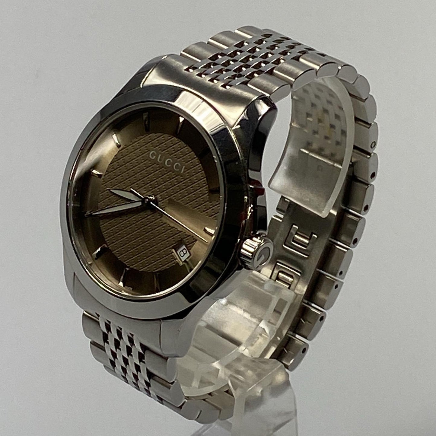 【中古】GUCCI | グッチ G-TIMELESS 腕時計 YA126406 シルバー