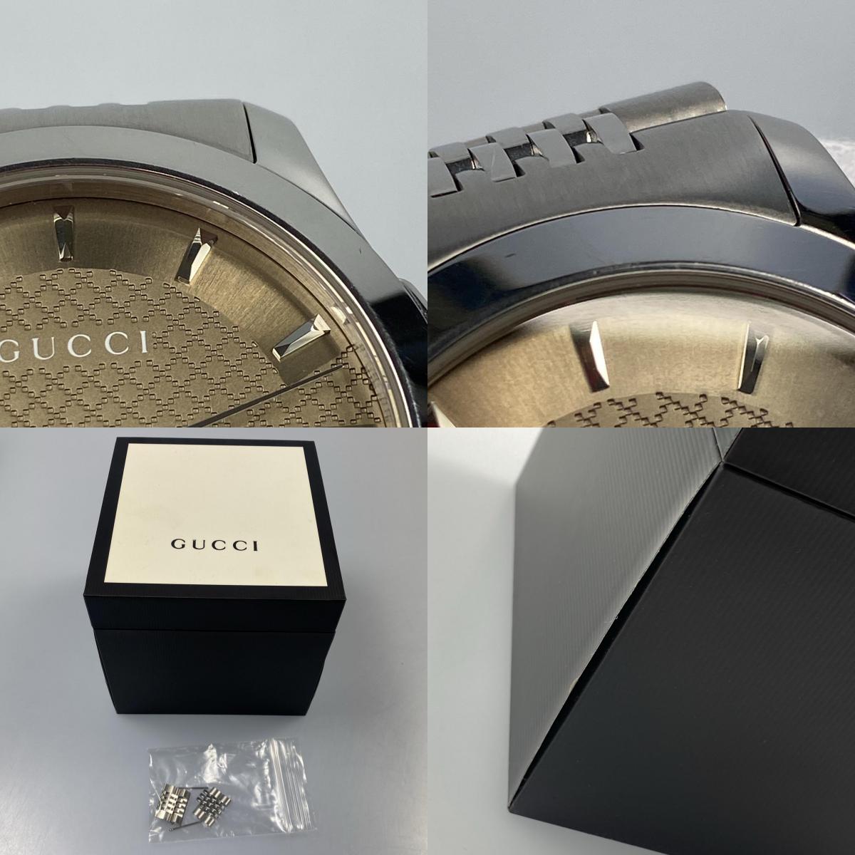 【中古】GUCCI | グッチ G-TIMELESS 腕時計 YA126406 シルバー