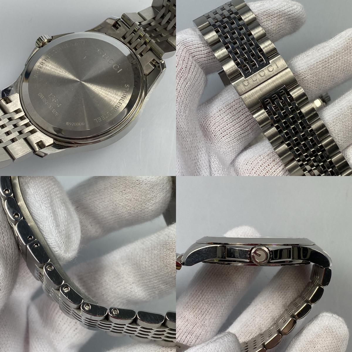 【中古】GUCCI | グッチ G-TIMELESS 腕時計 YA126406 シルバー
