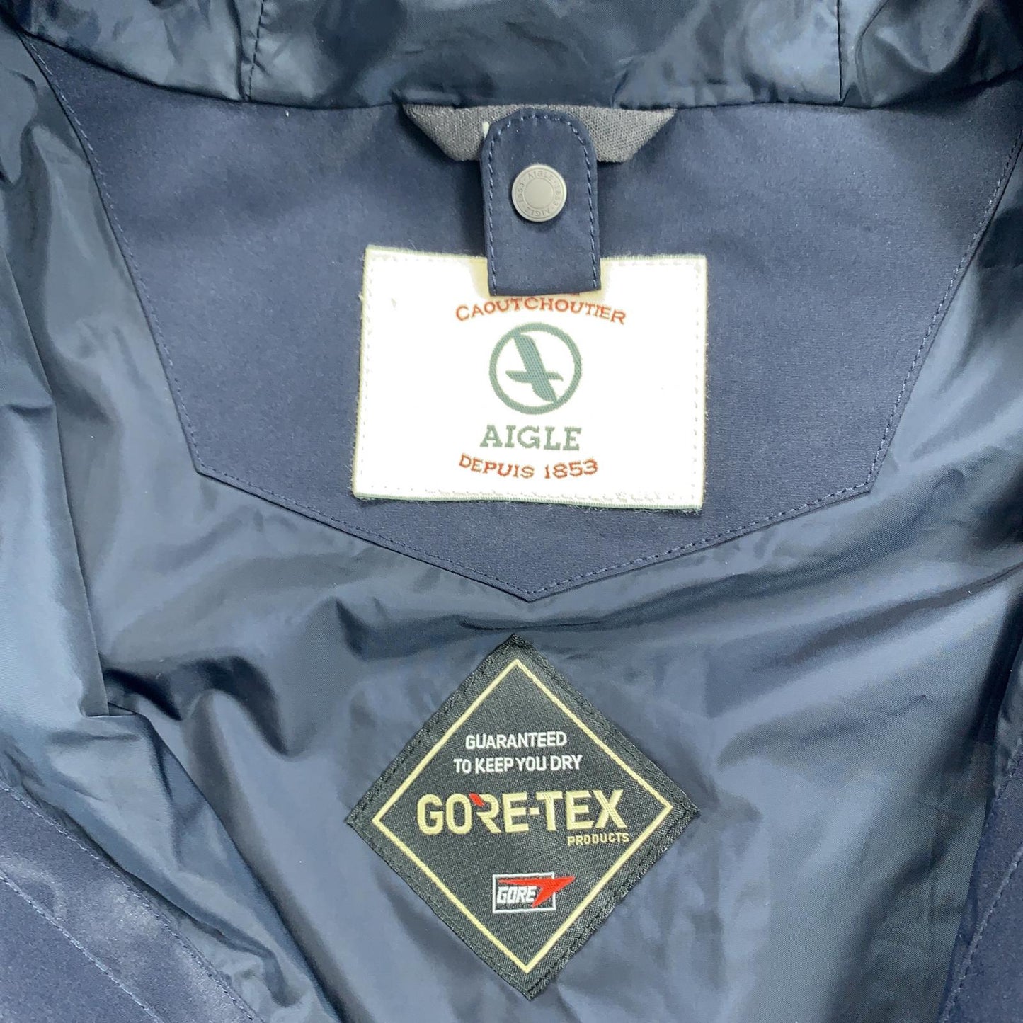 【中古】AIGLE | エーグル GORE-TEX DALAVEN マウンテンパーカー ZBHI608 年式:2019 マルチカラー サイズ:L