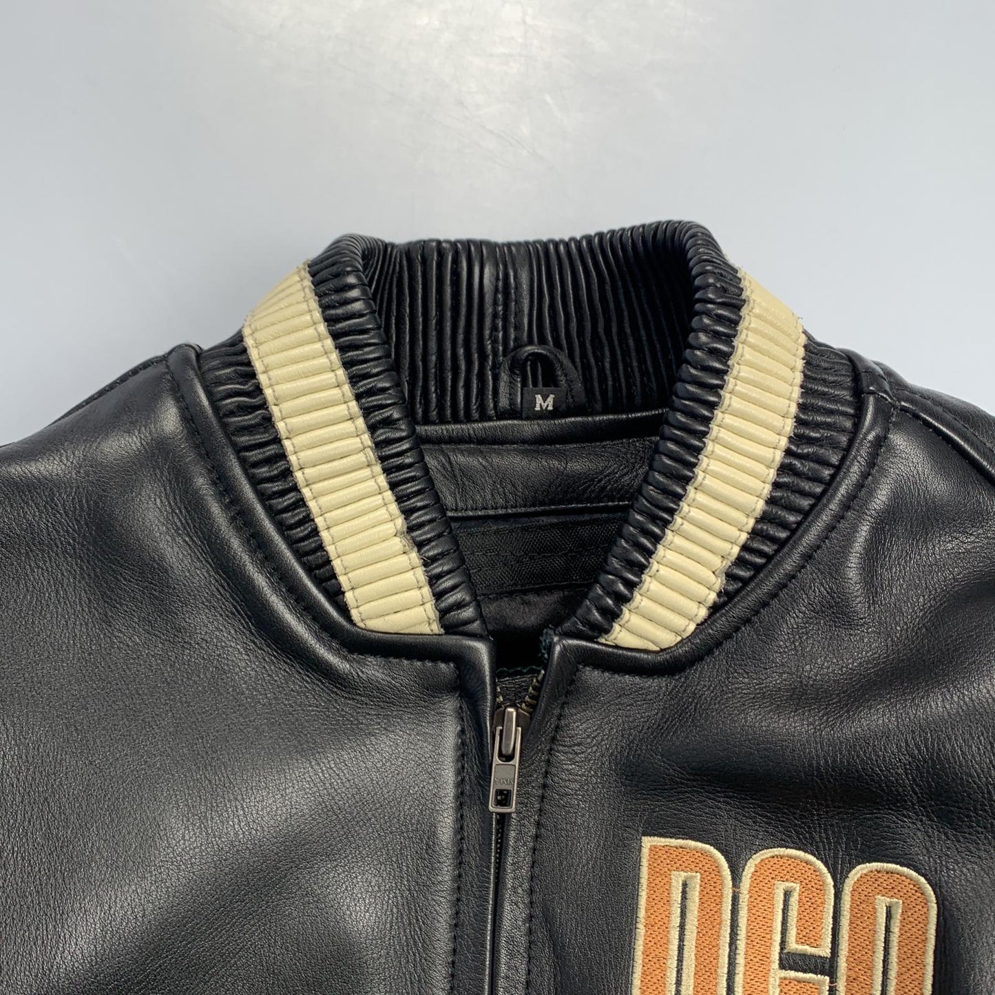 【中古】DEGNER | デグナー レザースタジアムジャンパー レザー 19WJ-17 ブラック サイズ:M