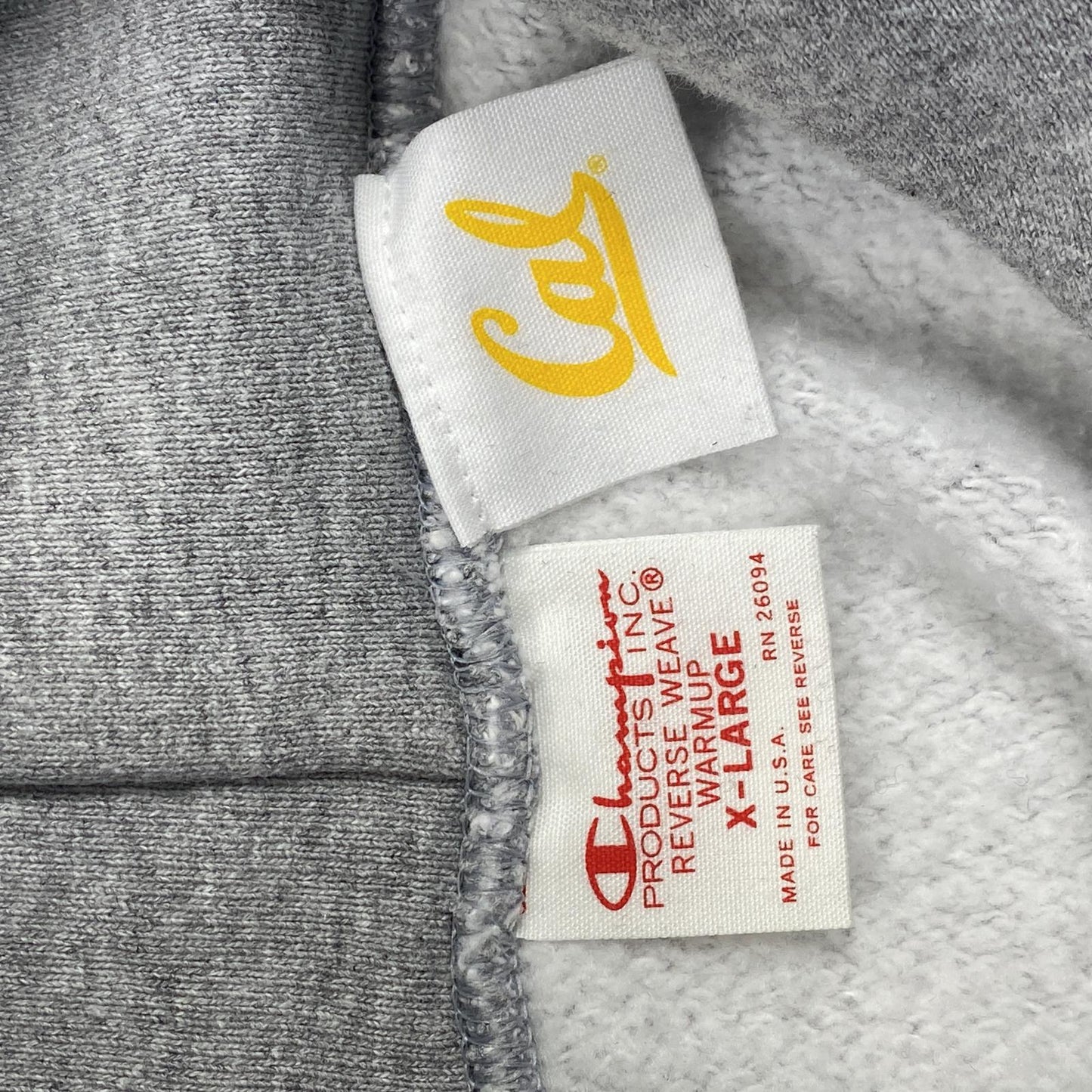 【中古】Champion | チャンピオン REVERSE WEAVE PULLOVER HOODED パーカー C5-U101 グレー サイズ:XL