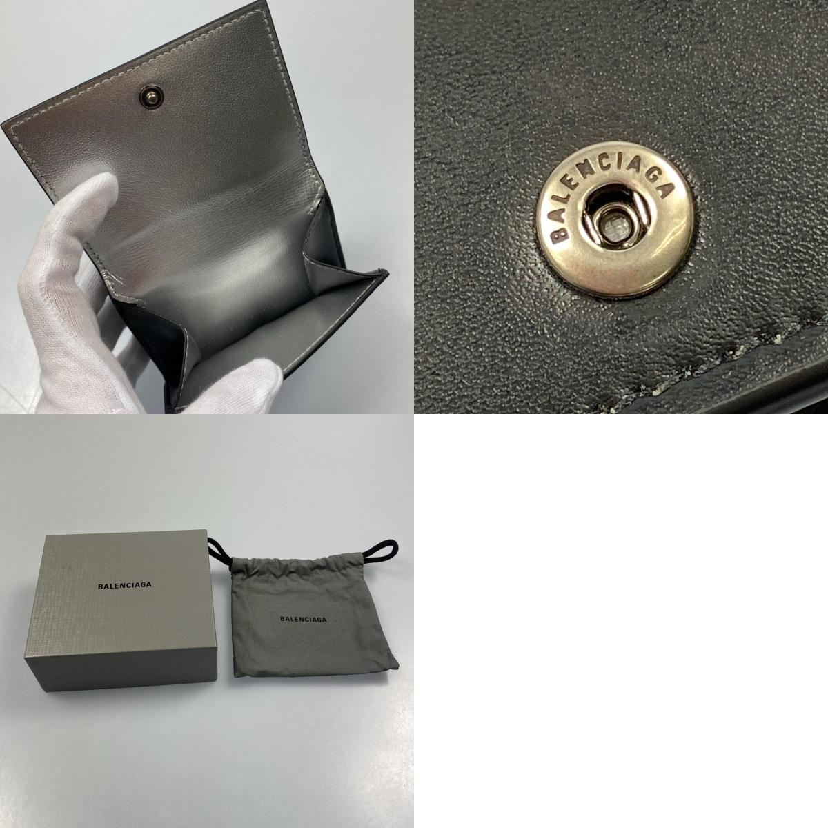 【中古】BALENCIAGA | バレンシアガ ESSENTIAL 三つ折り財布 664037