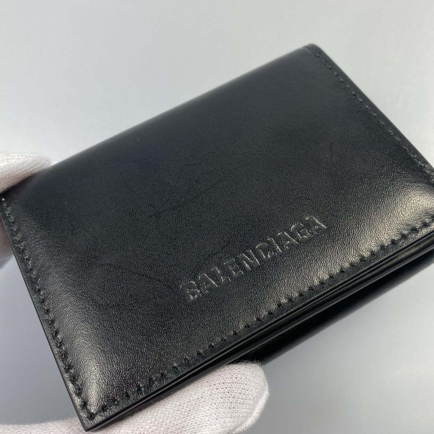 【中古】BALENCIAGA | バレンシアガ ESSENTIAL 三つ折り財布 664037