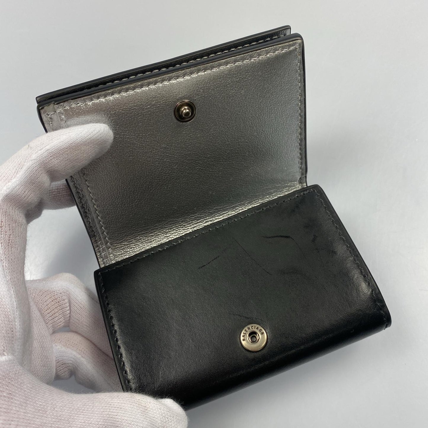 【中古】BALENCIAGA | バレンシアガ ESSENTIAL 三つ折り財布 664037