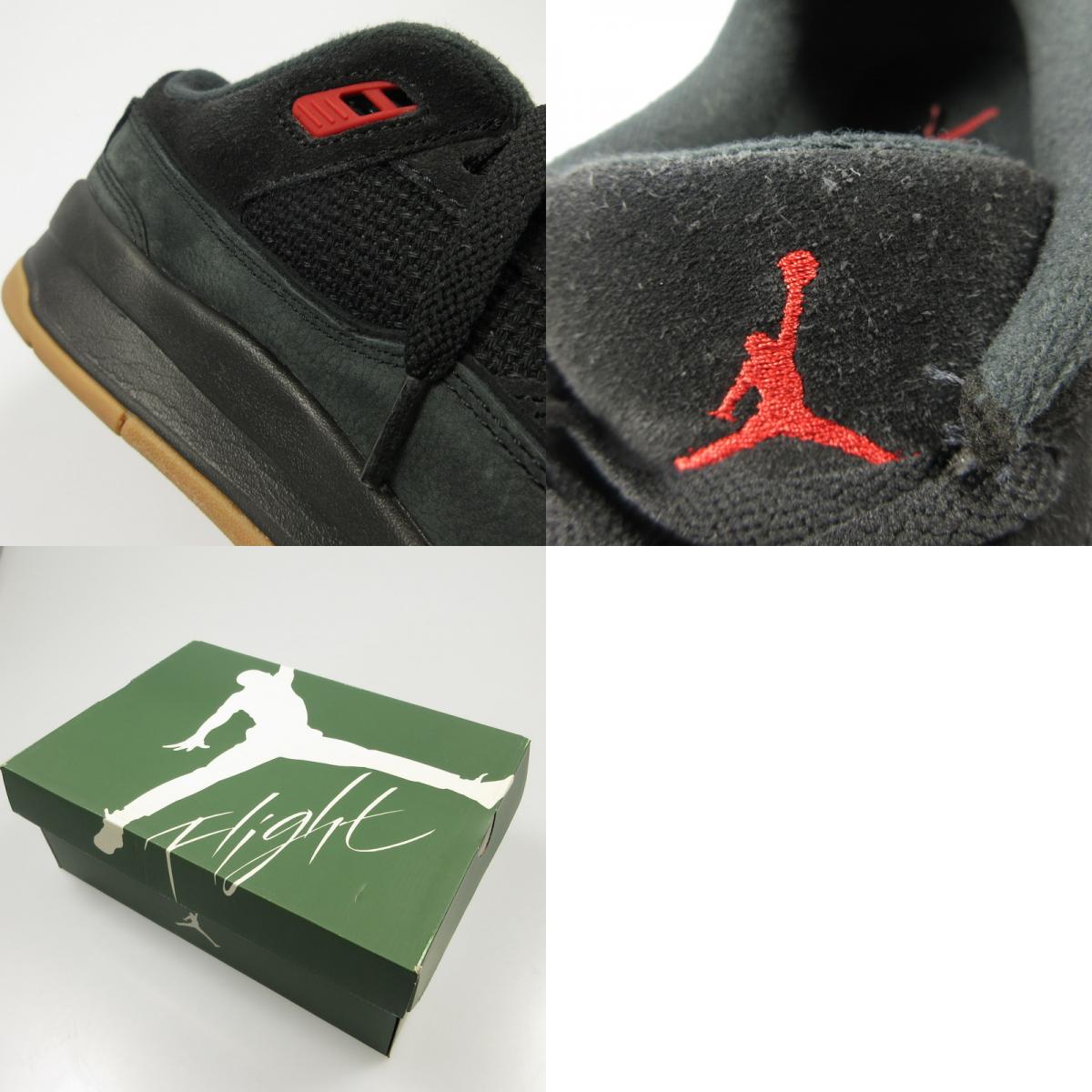 【中古】NIKE | ナイキ JORDAN FLIGHT COURT スニーカー HF3255-001 ブラック 27cm