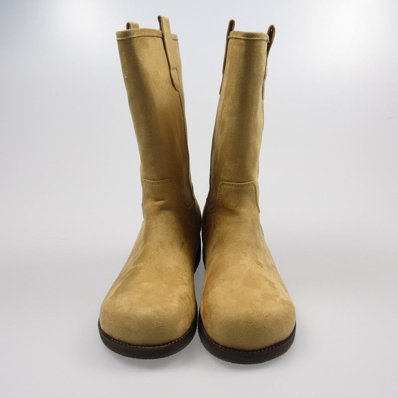 【中古】 Suede Middle Boots ブーツ キャメル 23cm