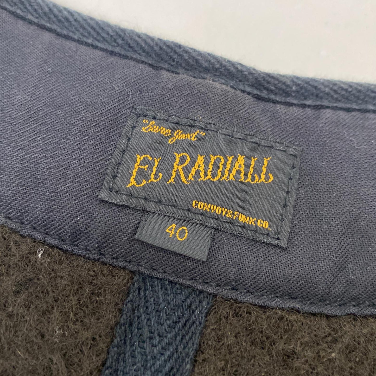 【中古】RADIALL | ラディアル SALT&PEPPER VEST ベスト RAD-14AW-JK018 ブラウン サイズ:40