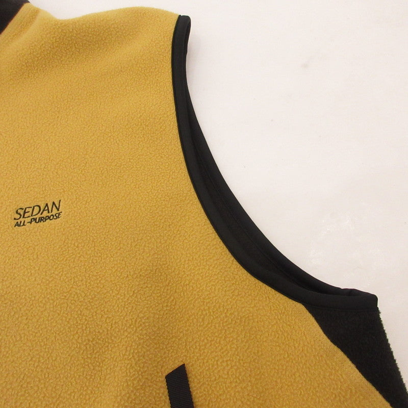 【中古】 FLEECE FULL ZIP VEST ベスト SD24F-CT06 イエロー サイズ:L
