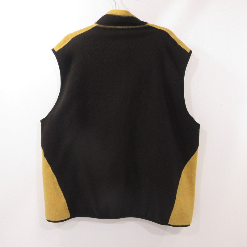 【中古】 FLEECE FULL ZIP VEST ベスト SD24F-CT06 イエロー サイズ:L