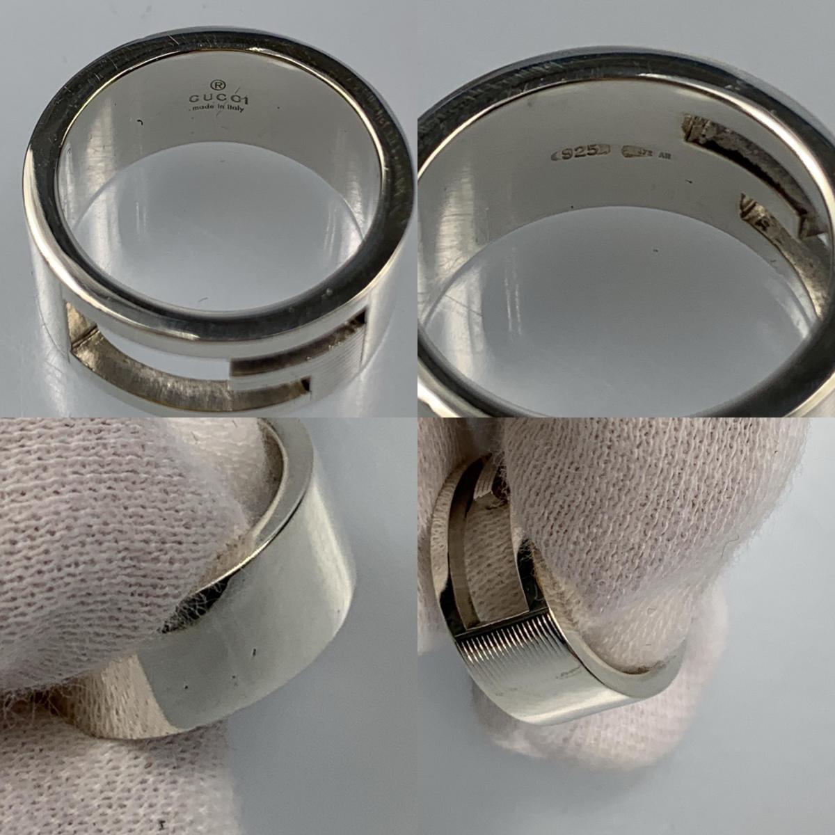 【中古】GUCCI | グッチ ブランデッドG リング・指輪 032660