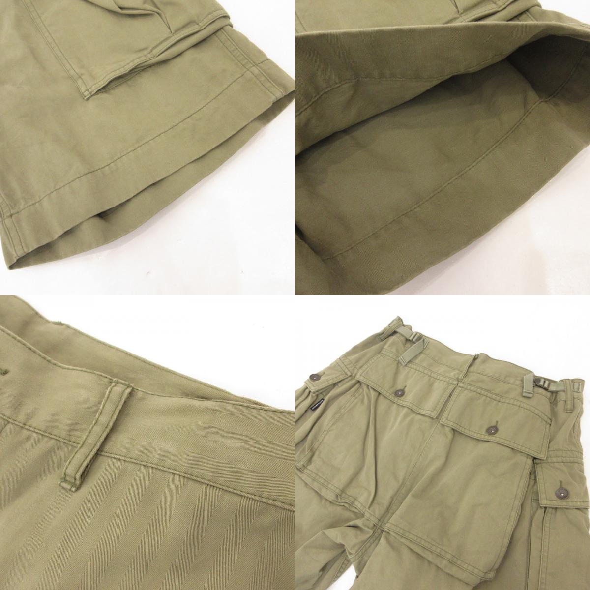 【中古】APPLE BUM | アップルバム NU CARGO ショートパンツ 2410808 カーキ サイズ:M
