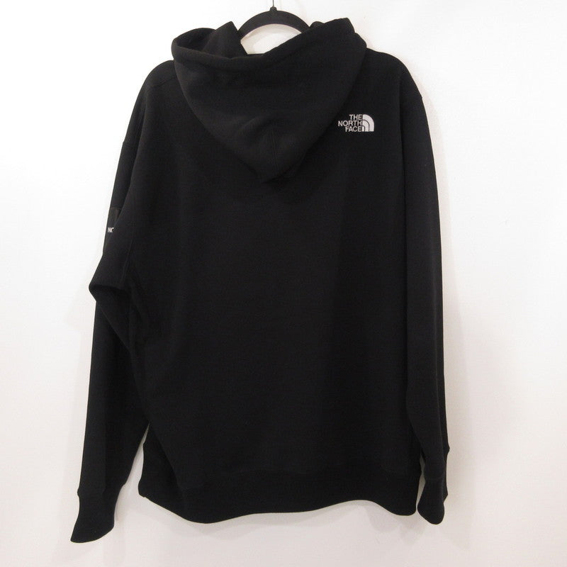 【中古】THE NORTH FACE | ザ・ノースフェイス SQUARE LOGO HOODIE パーカー NT62338 ブラック サイズ:XL
