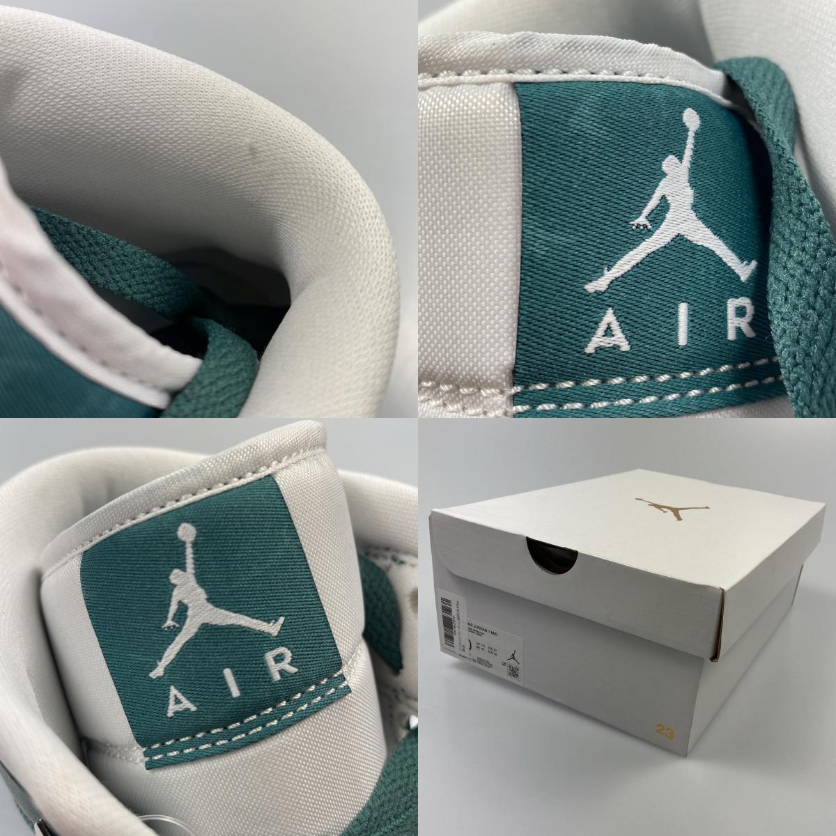 【中古】NIKE | ナイキ WMNS AIR JORDAN 1 MID スニーカー BQ6472-133 グリーン 27cm