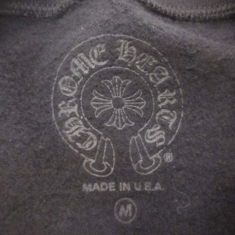 【中古】CHROME HEARTS | クロムハーツ Horseshoe Crewneck Sweatshirt スウェット 408196533 国内正規品 ブラック サイズ:M