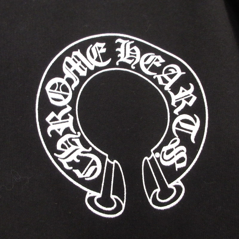 【中古】CHROME HEARTS | クロムハーツ Horseshoe Crewneck Sweatshirt スウェット 408196533 国内正規品 ブラック サイズ:M