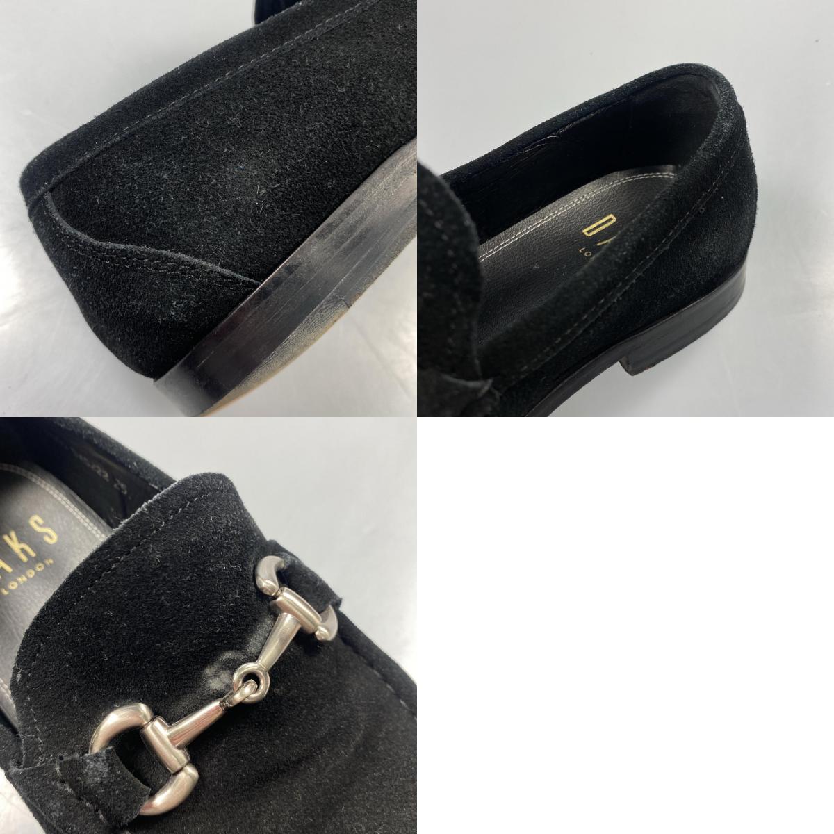 【中古】DAKS | ダックス モカシンビット付きスリップオン ローファー DA5222 25.0cm ブラック