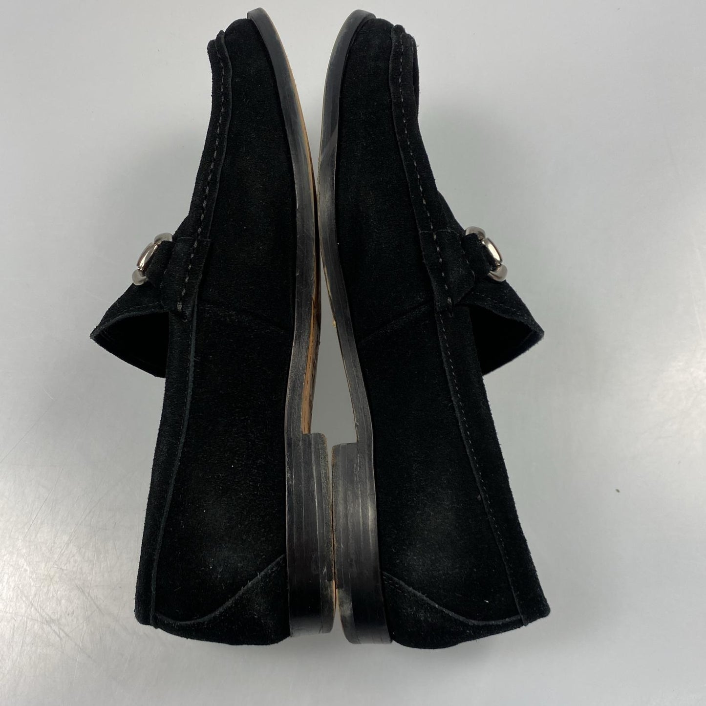 【中古】DAKS | ダックス モカシンビット付きスリップオン ローファー DA5222 25.0cm ブラック