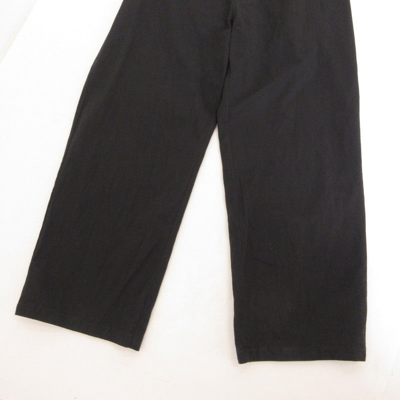 【中古】GYMPHLEX | ジムフレックス ルーズチノストレートパンツ チノパンツ GY-E0260 LGN ブラック サイズ:M