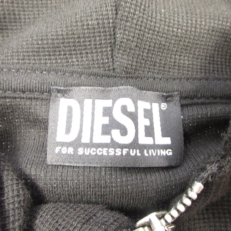 【中古】DIESEL | ディーゼル S-ELECTRUM-BEW パーカー A17658RDCCI ブラック サイズ:M