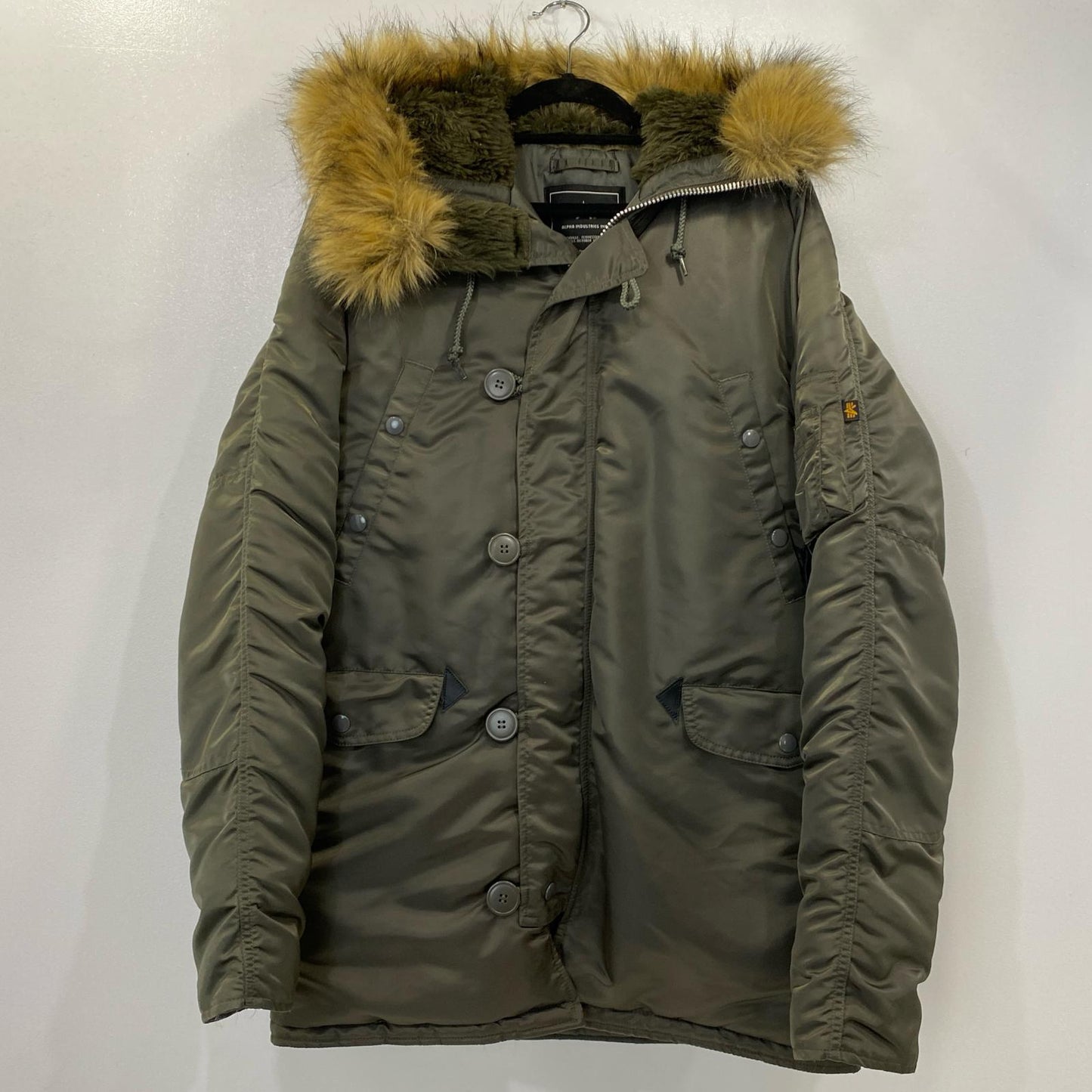 【中古】ALPHA | アルファ ミリタリージャケット 200094-276 N-3B カーキ