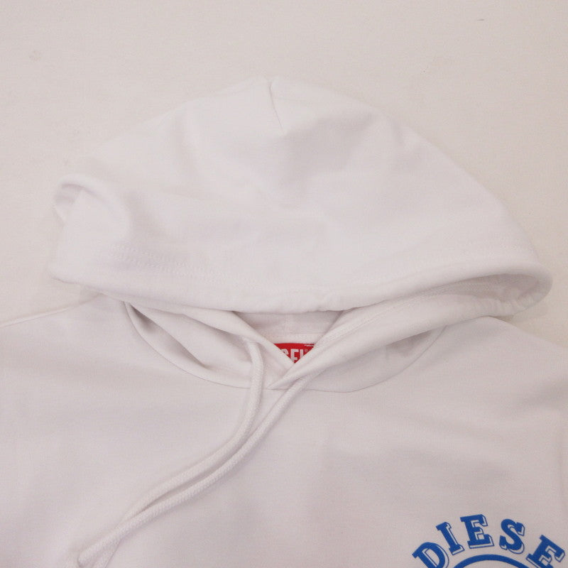 【中古】DIESEL | ディーゼル S-GINN-HOOD-K21 パーカー A110610HAYT ホワイト サイズ:M