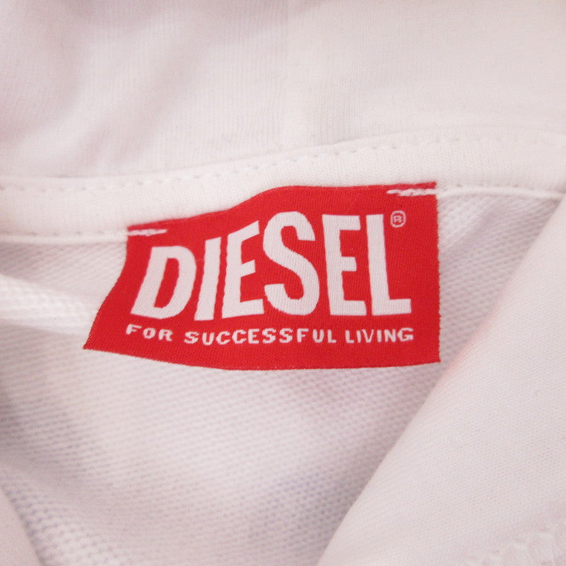 【中古】DIESEL | ディーゼル S-GINN-HOOD-K21 パーカー A110610HAYT ホワイト サイズ:M