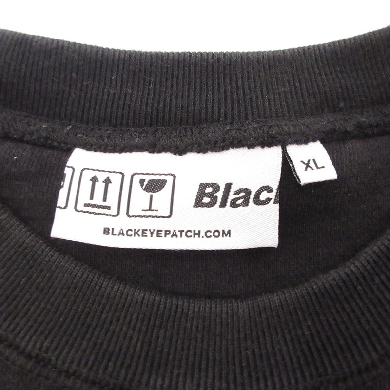 【中古】BlackEyePatch | ブラックアイパッチ AGH CREW SWEAT スウェット BEPSS21EI07 ブラック サイズ:XL
