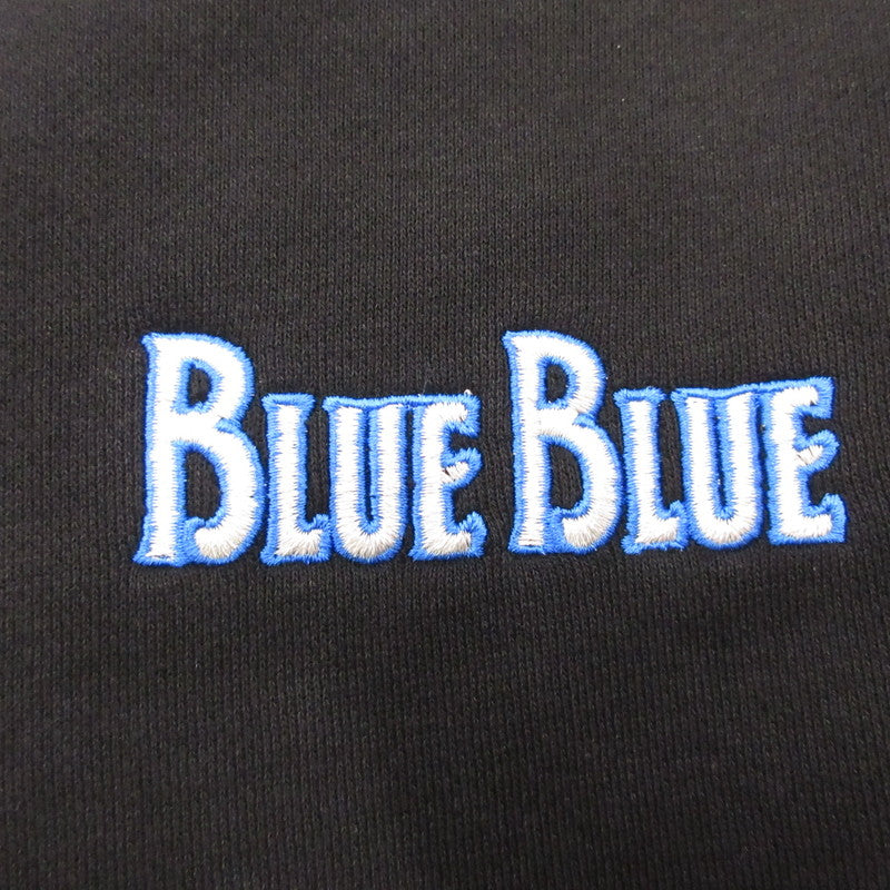 【中古】BLUE BLUE | ブルーブルー フリースライニングスウェットクルーネック スウェット G433784-S ブラック サイズ:S