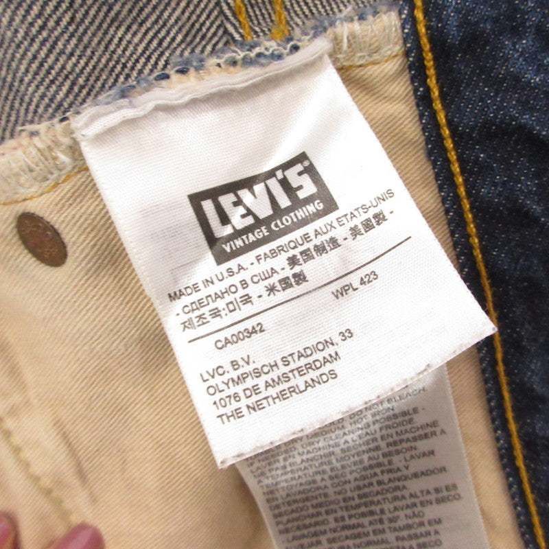 【中古】Levi's VintageClothing | リーバイスヴィンテージクロージング 501ZXX 1954復刻 デニムパンツ 50154-0023 ブルー サイズ:30
