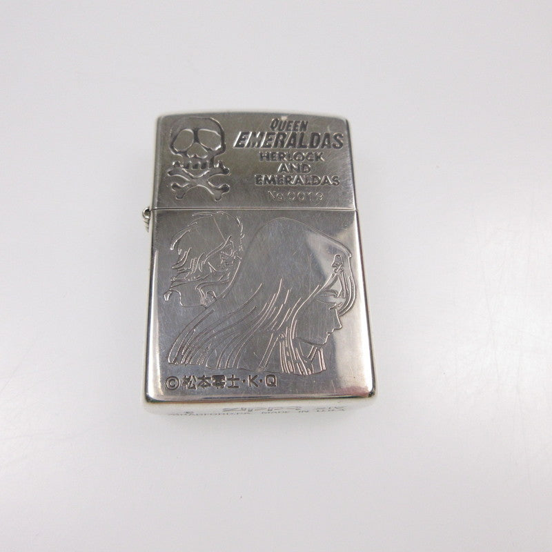 【中古】ZIPPO | ジッポ QUEEN EMERALDAS HERLOCK AND EMERALDAS ライター シルバー